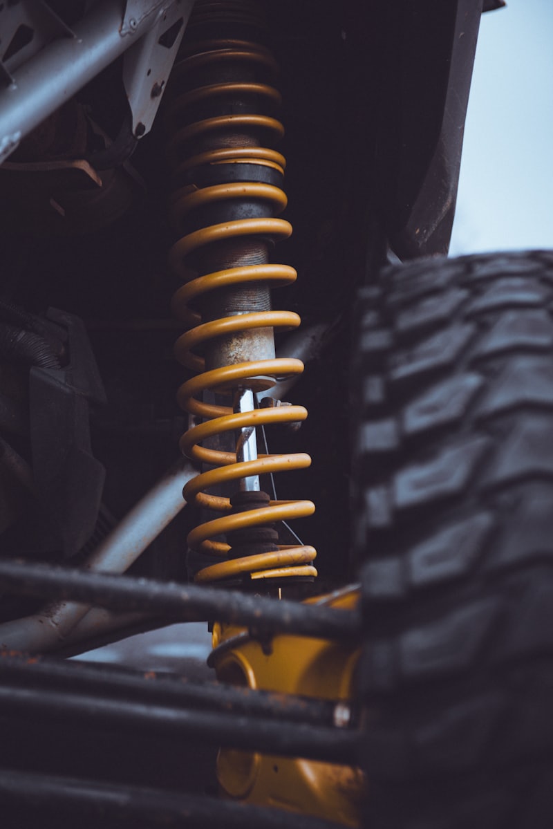 Coilover shock absorber and suspension spring